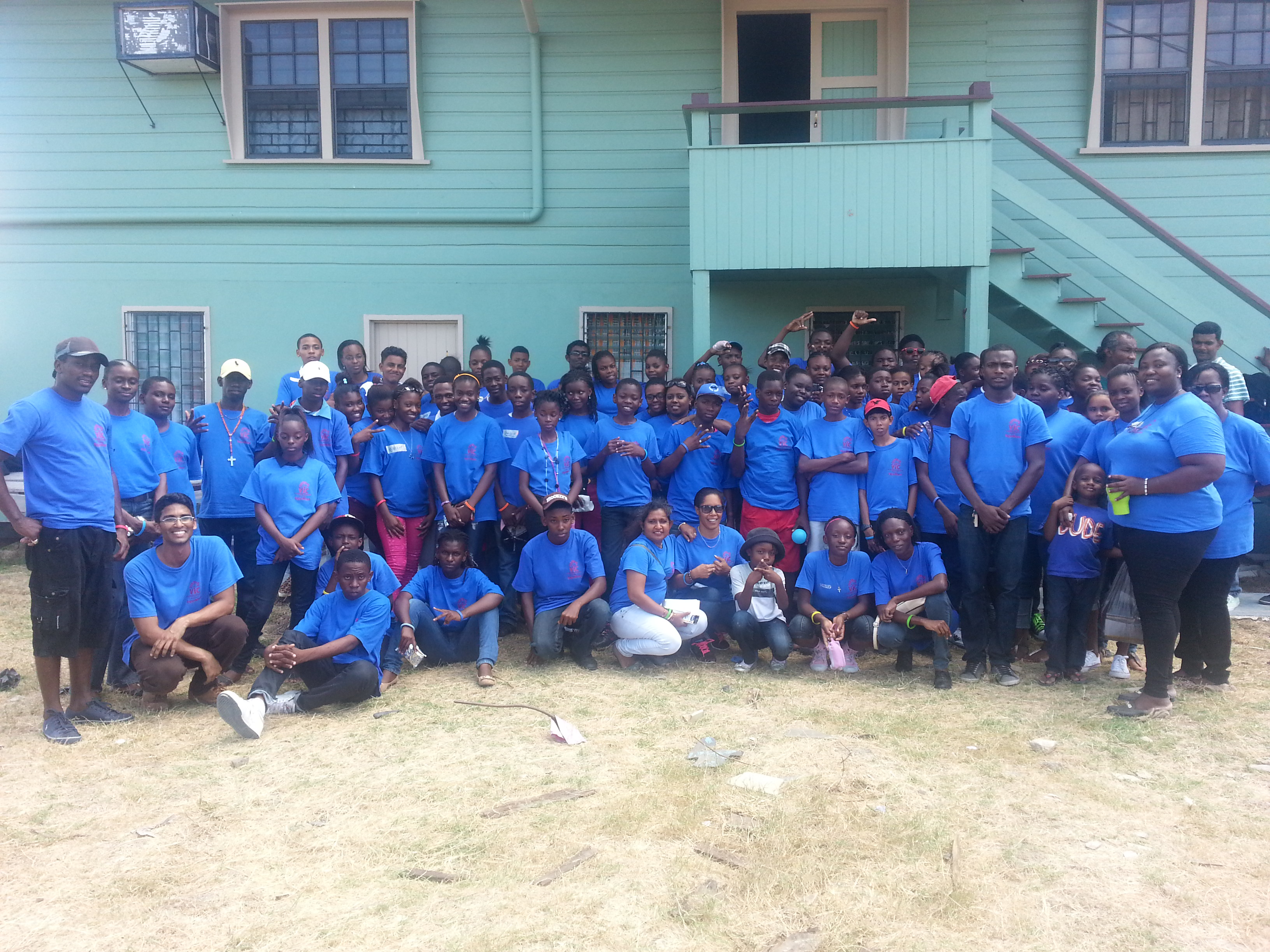 Final day of Science Camp at St. Francis Community Developer's site